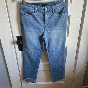 Women’s Talbots straight leg crop jeans size 6
